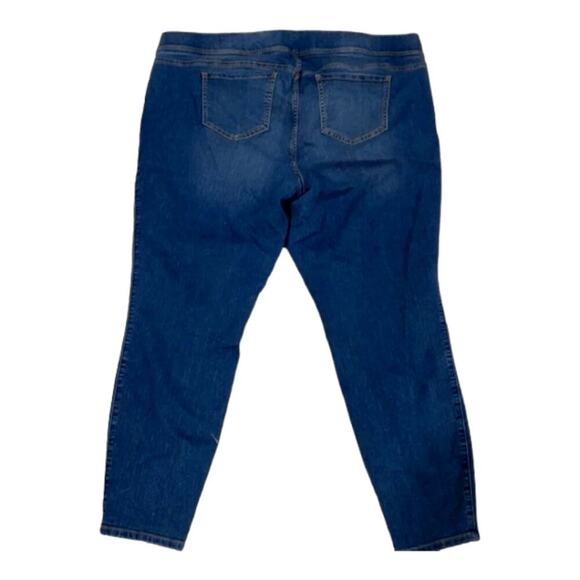 Torrid Lean Jean Crop Dark Wash Pull On Stretch Skinny Plus Size 3 3X - Picture 8 of 11